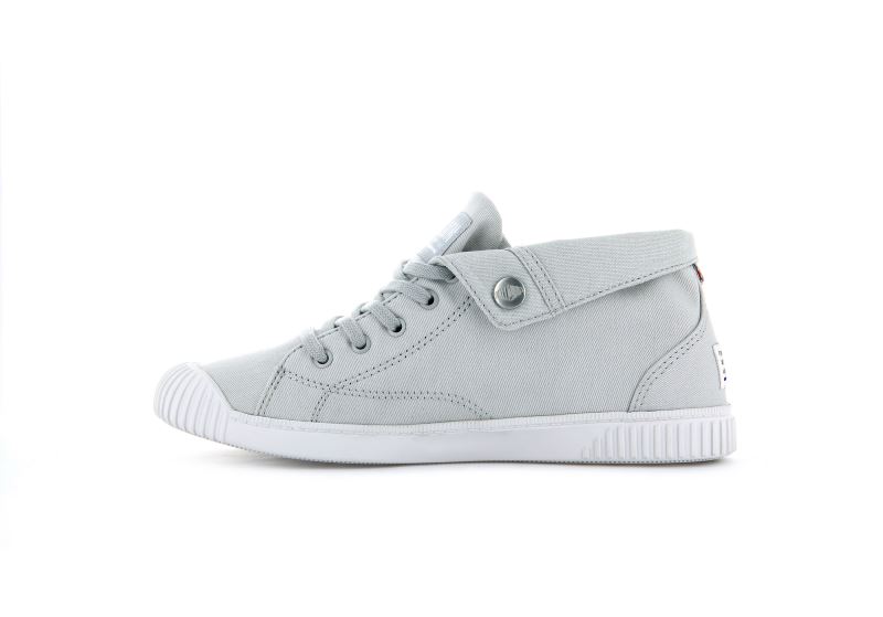 Palladium Niske Easy Baggy Low Canvas Patike Ženske Sive | MrnYvPHb