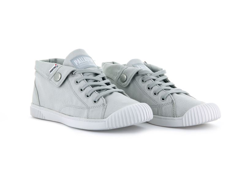 Palladium Niske Easy Baggy Low Canvas Patike Ženske Sive | MrnYvPHb