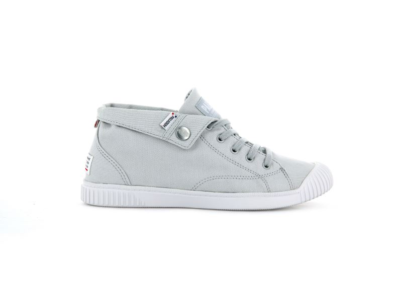 Palladium Niske Easy Baggy Low Canvas Patike Ženske Sive | MrnYvPHb