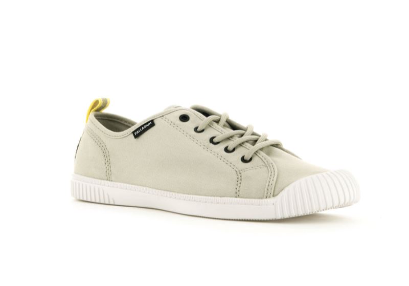 Palladium Niske Easy Lace Canvas Patike Ženske Svijetlo Smeđe | FUS0V1dt