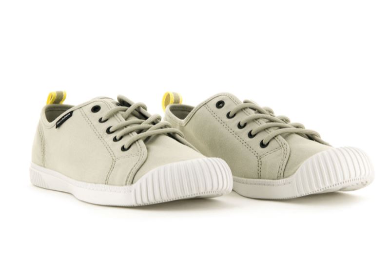 Palladium Niske Easy Lace Canvas Patike Ženske Svijetlo Smeđe | FUS0V1dt