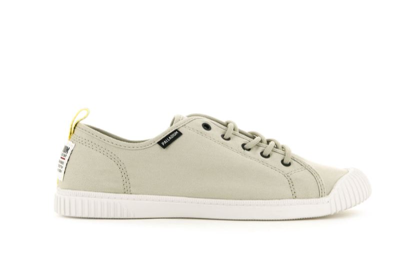 Palladium Niske Easy Lace Canvas Patike Ženske Svijetlo Smeđe | FUS0V1dt