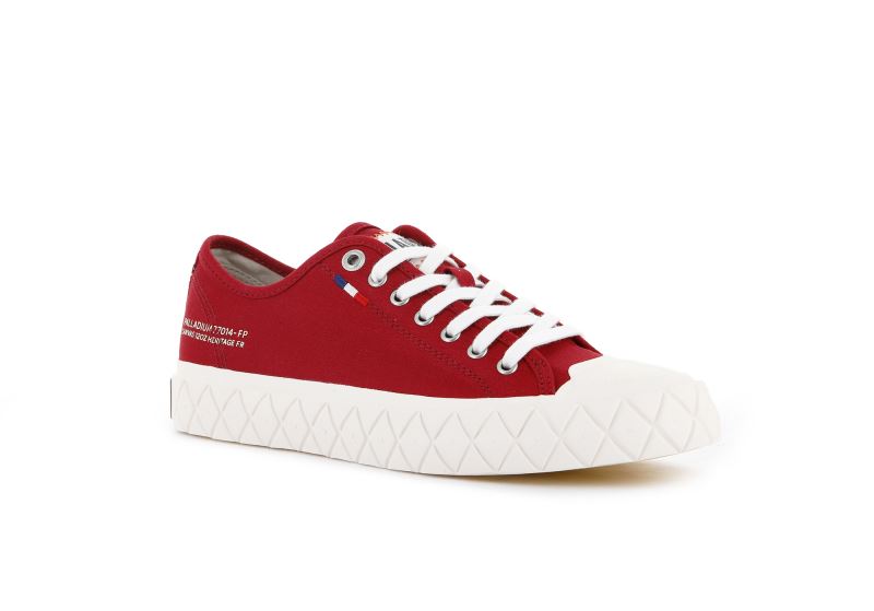 Palladium Niske Palla Ace Canvas Patike Muške Crvene | rXzoNlb8