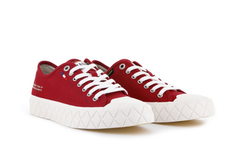 Palladium Niske Palla Ace Canvas Patike Muške Crvene | rXzoNlb8