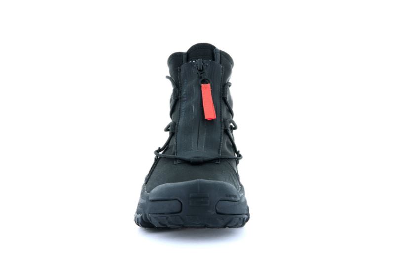 Palladium Off-grid Hi Zip Waterproof + Vodootporne Čizme Muške Crne Crne | CkW9jnYG