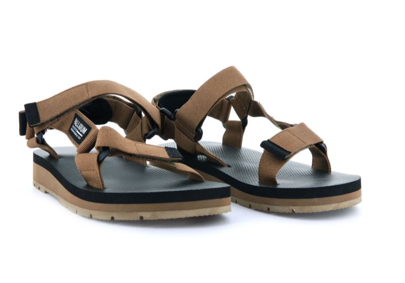 Palladium Outdoorsy Urbanity Sandale Muške Maslinasto Zelene | 5Ilkv4U5