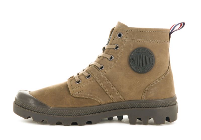 Palladium Pallabrousse 75th Koža Leather Boots Muške Smeđe | X0ENjh4S