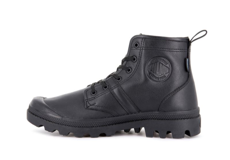 Palladium Pallabrousse Hi Waterproof Vodootporne Čizme Muške Crne Crne | OraQMdyF