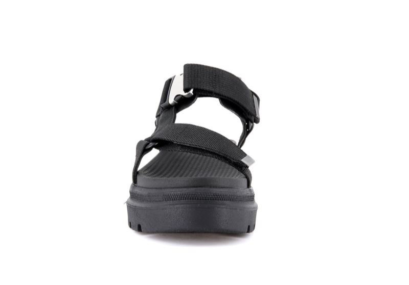 Palladium Pallacruise Strap Sandale Ženske Crne Crne | 6QJTXoz9