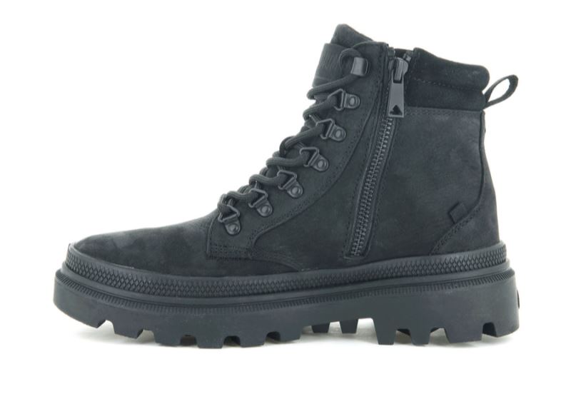 Palladium Pallatrooper Hiker Nubuk Planinarske Cipele Ženske Crne Crne | yjj6M9aN