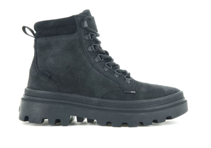 Palladium Pallatrooper Hiker Nubuk Planinarske Cipele Ženske Crne Crne | yjj6M9aN