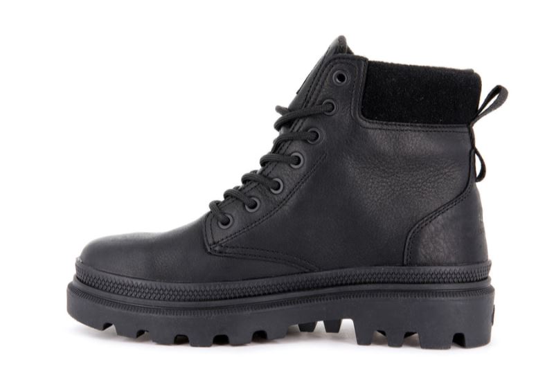 Palladium Pallatrooper Sc Wp+ Leather Boots Muške Crne | aYR3gp12