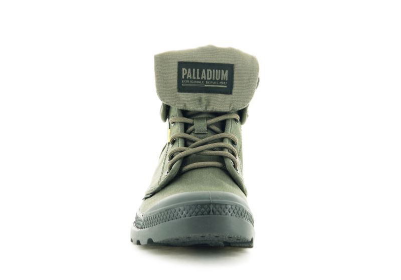 Palladium Pampa Baggy Supply Visoke Čizme Ženske Tamno Maslinasto Zelene | GKpRpXW4