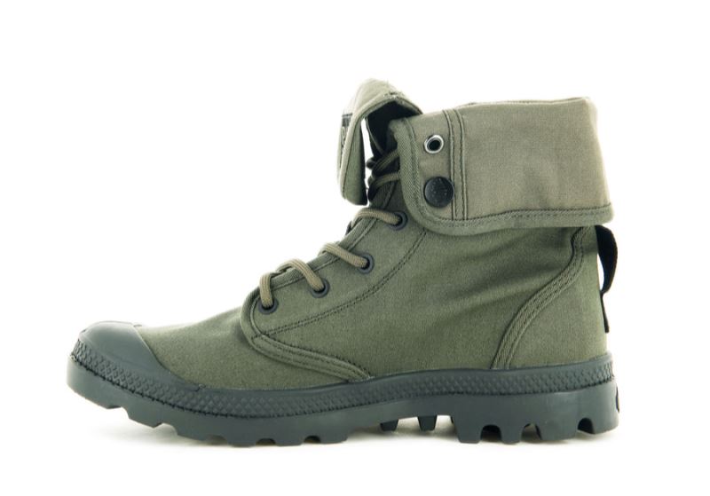 Palladium Pampa Baggy Supply Visoke Čizme Ženske Tamno Maslinasto Zelene | GKpRpXW4