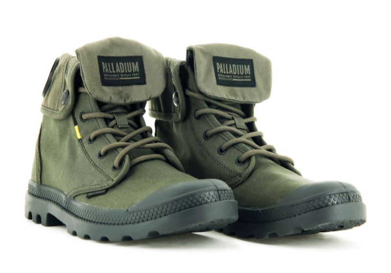 Palladium Pampa Baggy Supply Visoke Čizme Ženske Tamno Maslinasto Zelene | GKpRpXW4