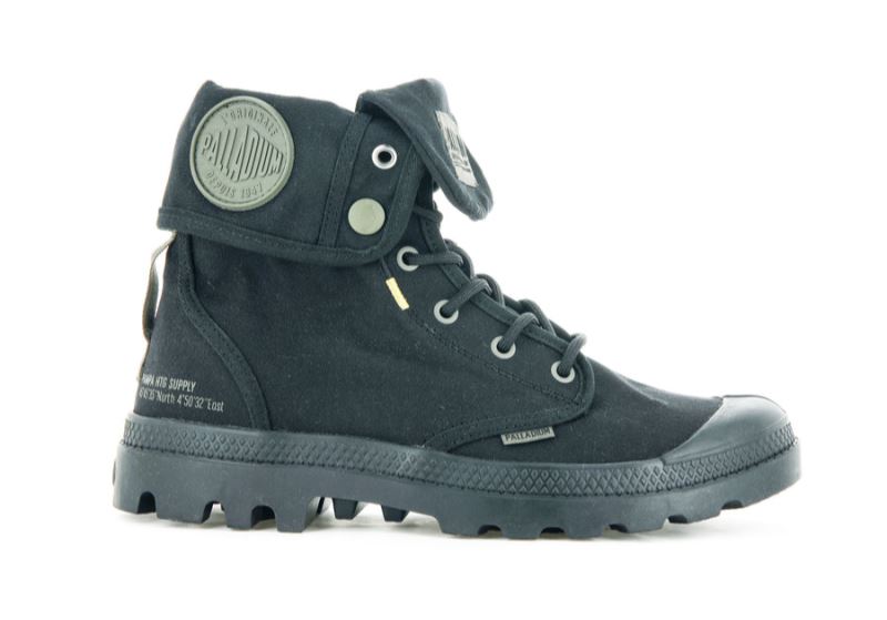 Palladium Pampa Baggy Supply Visoke Čizme Muške Crne | l1bm45l3