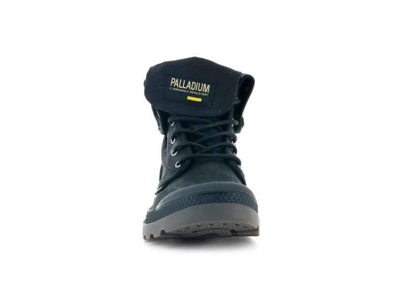 Palladium Pampa Baggy Wax Visoke Čizme Muške Crne | mCJy1Jri