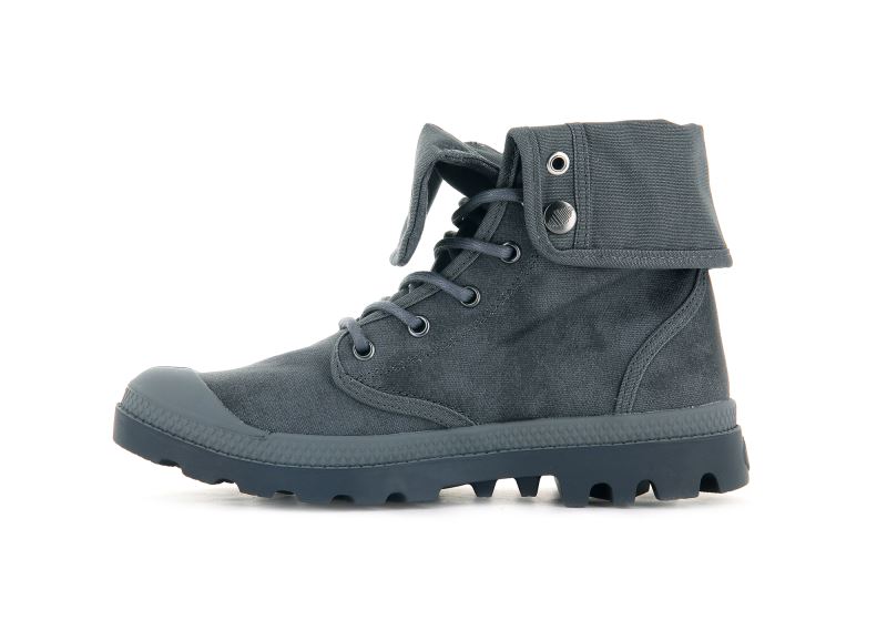 Palladium Pampa Baggy Wax Visoke Čizme Muške Tamno Sive | oIDMBmvV