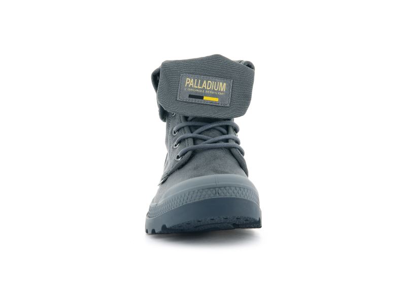 Palladium Pampa Baggy Wax Visoke Čizme Ženske Tamno Sive | LDtXGmMI