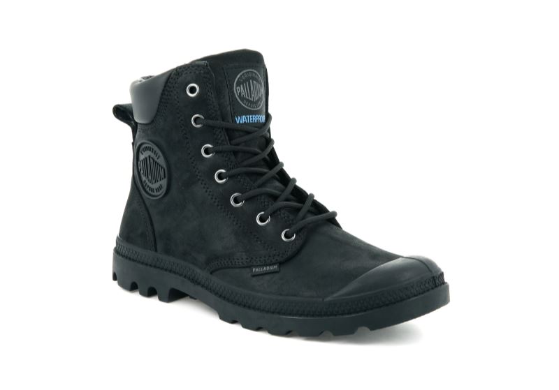 Palladium Pampa Cuff Wp Lux Zimske Čizme Ženske Crne Crne | I2mpkR5i