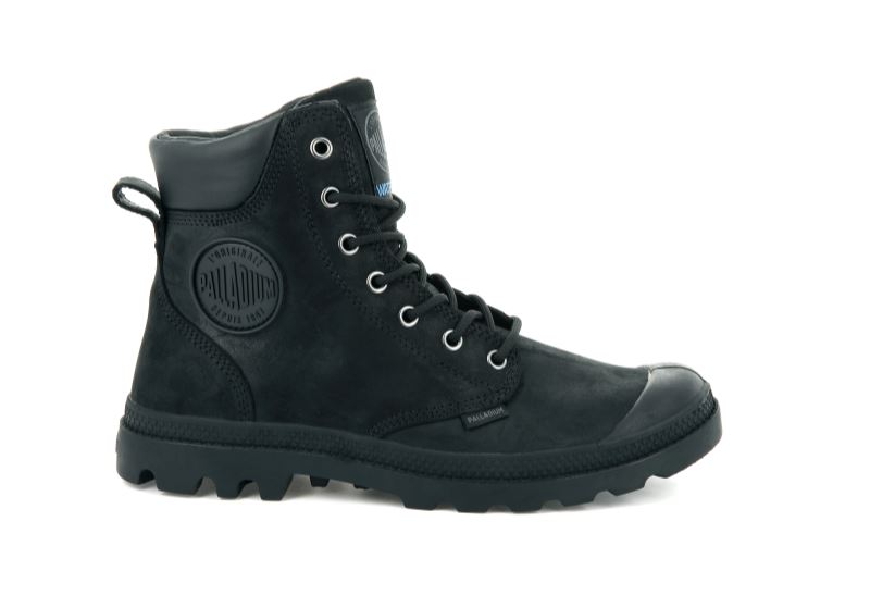 Palladium Pampa Cuff Wp Lux Zimske Čizme Ženske Crne Crne | I2mpkR5i