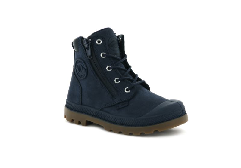 Palladium Pampa Hi Cuff Waterproof Vodootporne Čizme Dječje Indigo | uhz4Kfqb