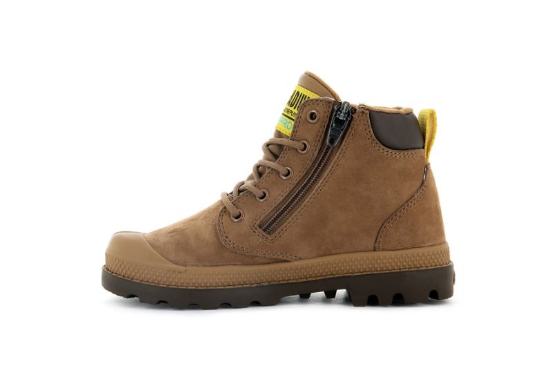 Palladium Pampa Hi Cuff Wp Oz Zimske Čizme Dječje Smeđe | 0bAda8My