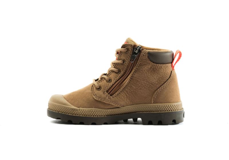 Palladium Pampa Hi Cuff Wp Oz Zimske Čizme Dječje Smeđe | 3ISuXUDM