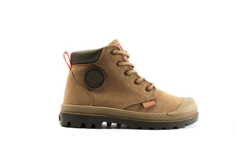 Palladium Pampa Hi Cuff Wp Oz Zimske Čizme Dječje Smeđe | 3ISuXUDM