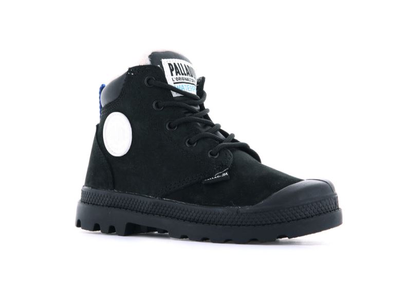 Palladium Pampa Hi Cuff Wps Oz Zimske Čizme Dječje Crne Crne | HoiAJ195