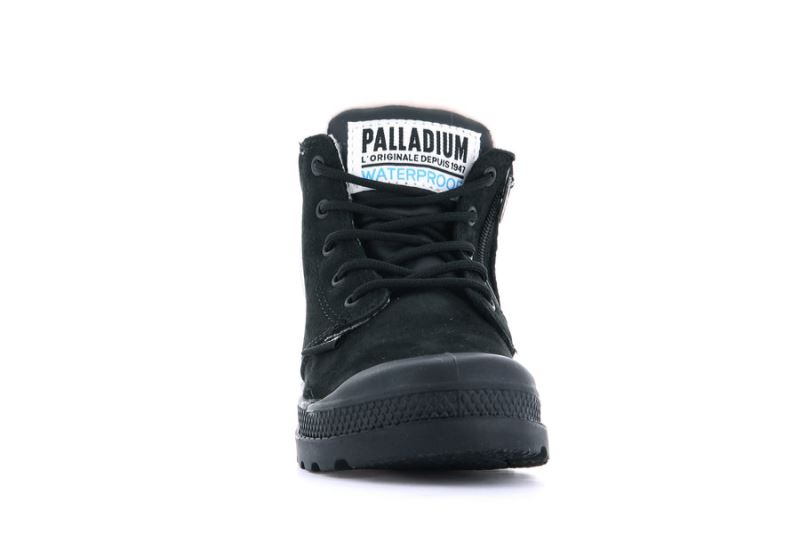 Palladium Pampa Hi Cuff Wps Oz Zimske Čizme Dječje Crne Crne | HoiAJ195