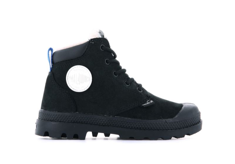 Palladium Pampa Hi Cuff Wps Oz Zimske Čizme Dječje Crne Crne | HoiAJ195