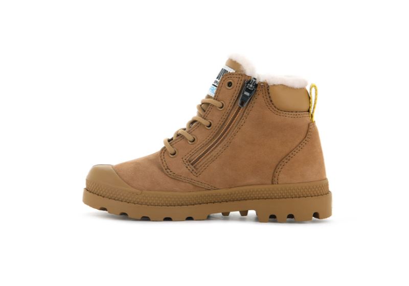 Palladium Pampa Hi Cuff Wps Oz Zimske Čizme Dječje Smeđe | VKkxSrjZ