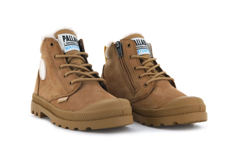 Palladium Pampa Hi Cuff Wps Oz Zimske Čizme Dječje Smeđe | VKkxSrjZ