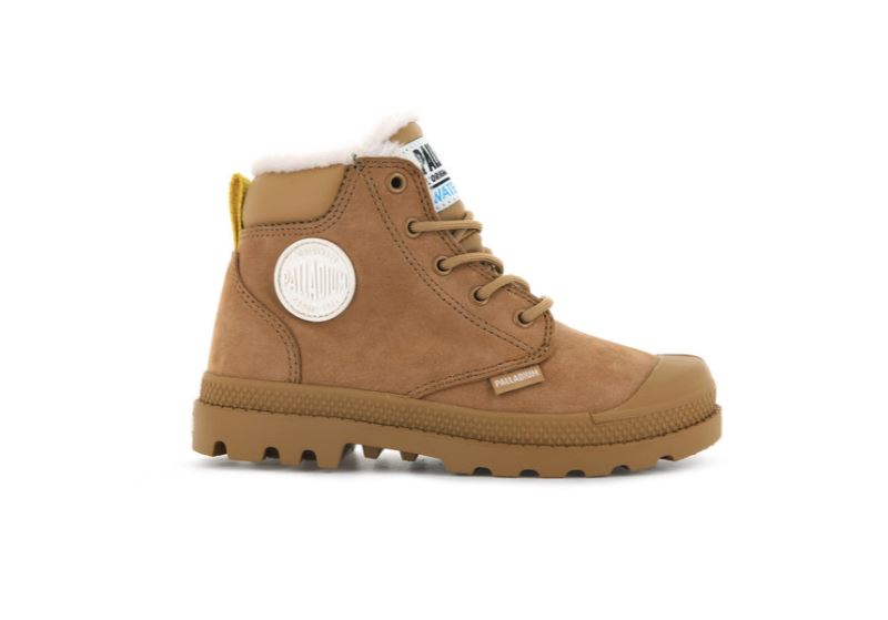 Palladium Pampa Hi Cuff Wps Oz Zimske Čizme Dječje Smeđe | VKkxSrjZ