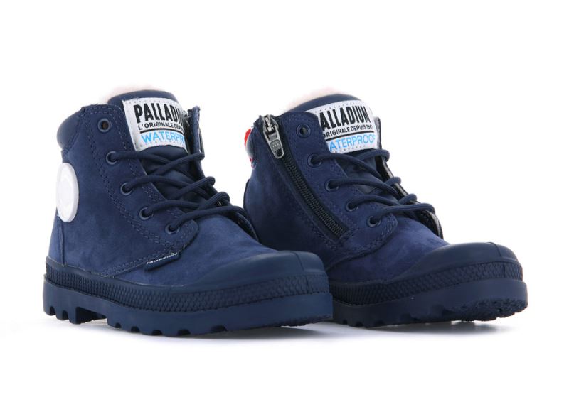 Palladium Pampa Hi Cuff Wps Oz Zimske Čizme Dječje Indigo | fqeDxf22