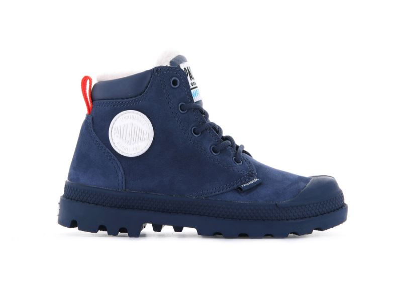 Palladium Pampa Hi Cuff Wps Oz Zimske Čizme Dječje Indigo | fqeDxf22