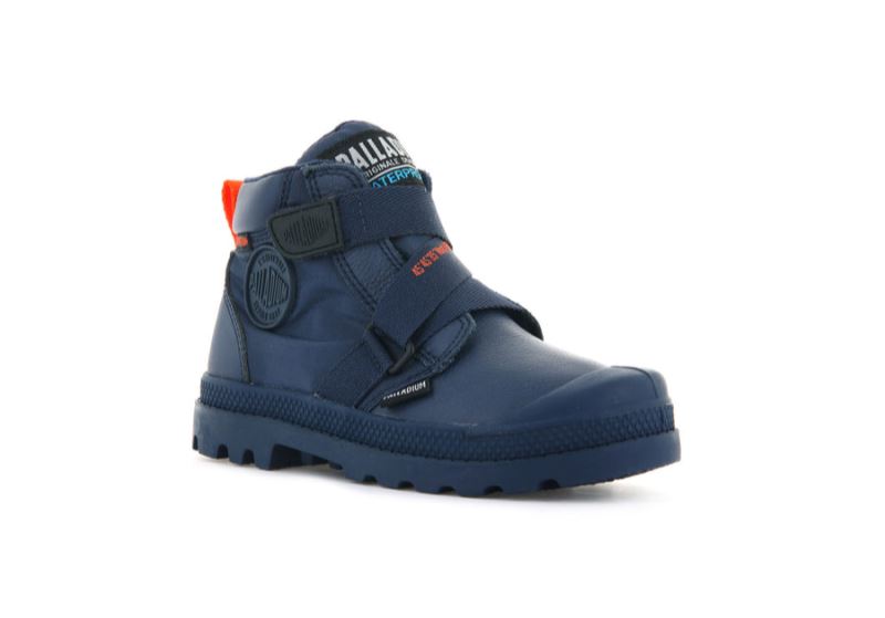 Palladium Pampa Hi Cuffstr Wp+ Čizme Dječje Indigo | 4m6ZN8XY