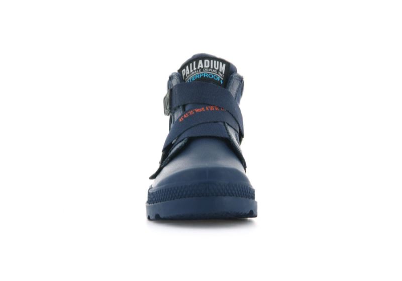 Palladium Pampa Hi Cuffstr Wp+ Čizme Dječje Indigo | 4m6ZN8XY