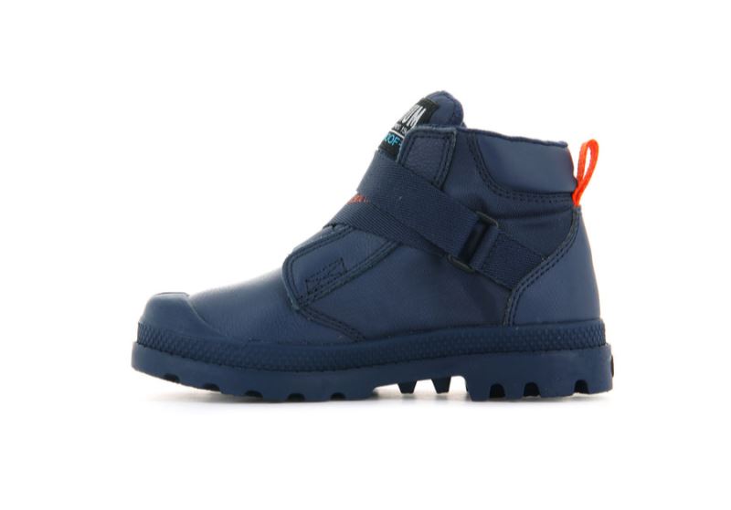 Palladium Pampa Hi Cuffstr Wp+ Čizme Dječje Indigo | 4m6ZN8XY