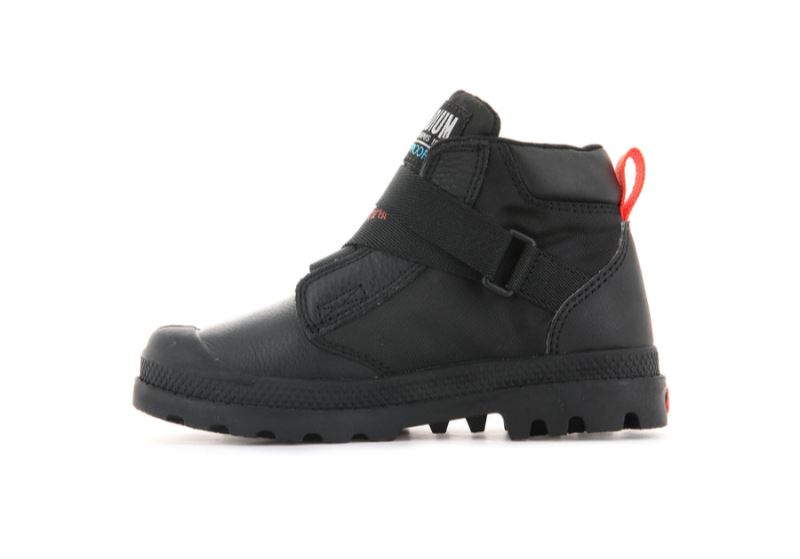 Palladium Pampa Hi Cuffstr Wp+ Čizme Dječje Crne Crne | IsP26DCe