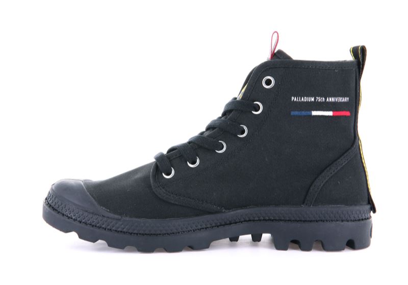 Palladium Pampa Hi Dare 75th Planinarske Cipele Muške Crne Crne | CgwU7gLO