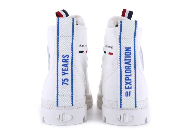 Palladium Pampa Hi Dare 75th Planinarske Cipele Muške Bijele | dhemQMKL