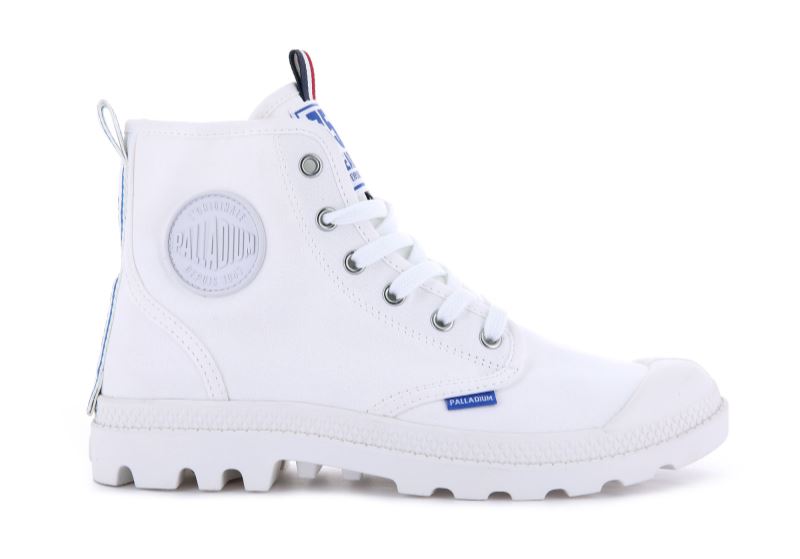 Palladium Pampa Hi Dare 75th Planinarske Cipele Muške Bijele | dhemQMKL