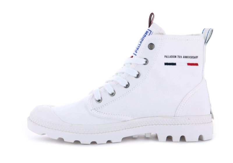 Palladium Pampa Hi Dare 75th Planinarske Cipele Ženske Bijele | iciMQHfx