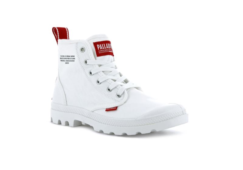 Palladium Pampa Hi Dare Planinarske Cipele Muške Bijele | 8TPoGtXJ