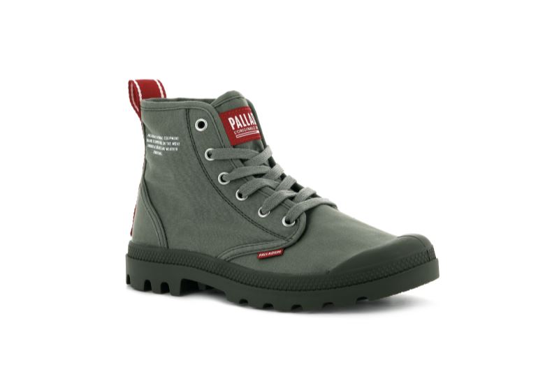 Palladium Pampa Hi Dare Planinarske Cipele Ženske Tamno Maslinasto Zelene | jgFDOyIz