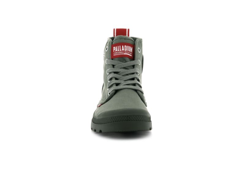 Palladium Pampa Hi Dare Planinarske Cipele Muške Tamno Maslinasto Zelene | y9u2YXTm