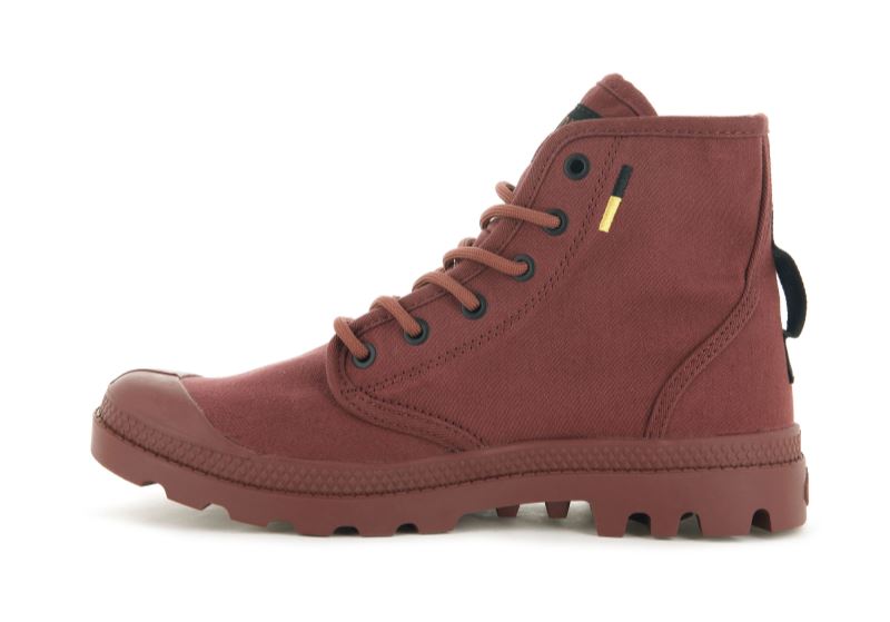 Palladium Pampa Hi Htg Supply Planinarske Cipele Ženske Crvene | 7DSAVLV4