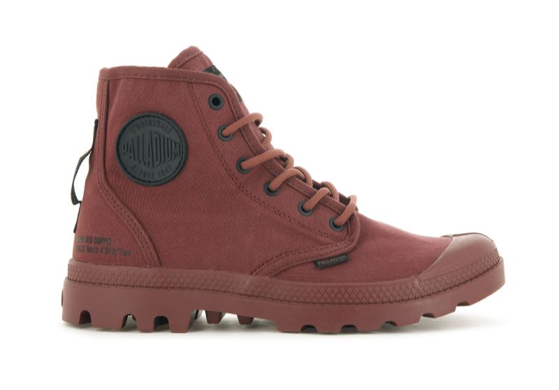 Palladium Pampa Hi Htg Supply Planinarske Cipele Ženske Crvene | 7DSAVLV4